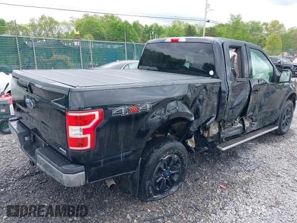 2020 Ford F-150 XL with VIN 1FTFX1E47LFA36566, listed as a IAAI auction lot 39364878 with 55,188 mi miles. Bid and sale history available at carsss.com. Image 4.