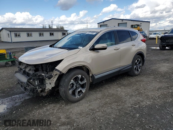 2018 Honda CR-V Touring with VIN 5J6RW2H98JL002657, listed as a Copart auction lot 55075965 with 61,327 mi miles and Salvage Title. Bid and sale history available at DreamBid. Image 1.