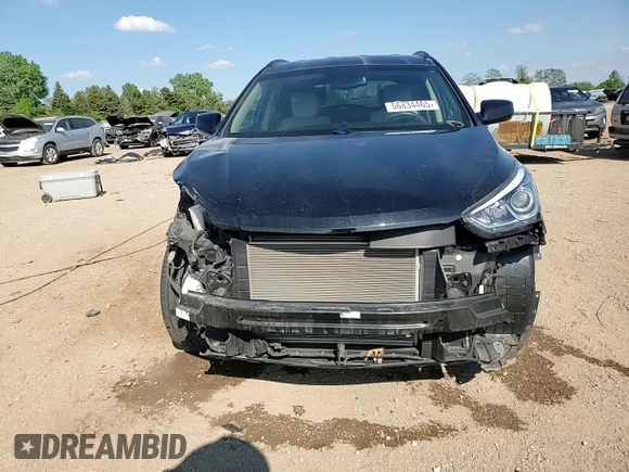 2017 Hyundai Santa Fe 2.4L z VIN 5NMZUDLB1HH034797, wystawiony jako Copart lot #56834465 z przebiegiem 47 528 mil mil oraz Szkoda całkowita • Salvage title. Historia ofert i sprzedaży dostępna na DreamBid. Obrazek 13.