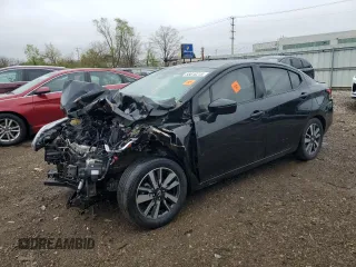 2021 Nissan Versa SV with VIN 3N1CN8EV8ML866610, listed as a Copart auction lot 55610215 with Not provided miles and Salvage title. Bid and sale history available at DreamBid. Image 1.