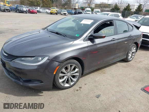 2016 Chrysler 200 S with VIN 1C3CCCBG7GN122548, listed as a IAAI auction lot 41844217 with 127,546 mi miles. Bid and sale history available at carsss.com. Image 17.