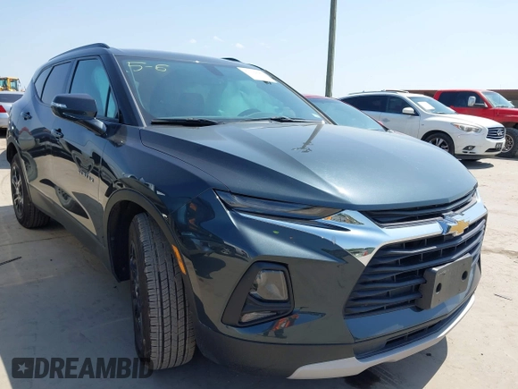 2019 Chevrolet Blazer z VIN 3GNKBDRS7KS590179, wystawiony jako IAAI lot #42209680 z przebiegiem 50 345 mil mil oraz . Historia ofert i sprzedaży dostępna na DreamBid. Obrazek 1.