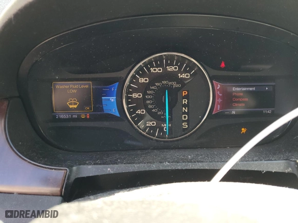 2013 Ford Edge Limited with VIN 2FMDK4KC9DBA41401, listed as a Copart auction lot 45333055 with 216,531 mi miles and Salvage Title. Bid and sale history available at carsss.com. Image 9.