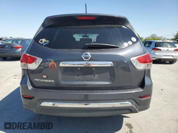 2014 Nissan Pathfinder S with VIN 5N1AR2MN8EC633584, listed as a Copart auction lot 53186925 with 144,650 mi miles and Salvage Title. Bid and sale history available at carsss.com. Image 6.