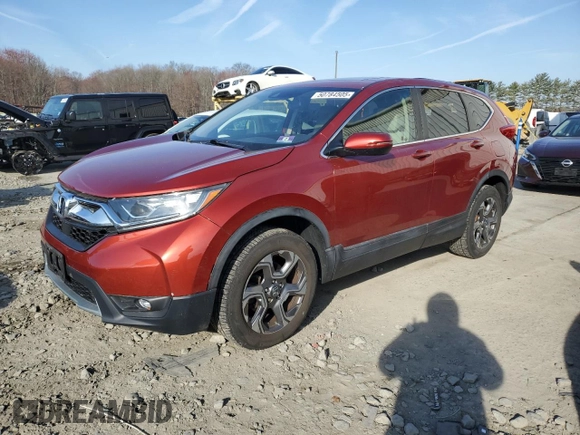 2017 Honda CR-V EX with VIN 2HKRW2H55HH613361, listed as a Copart auction lot 50784505 with 64,844 mi miles and Salvage Title. Bid and sale history available at carsss.com. Image 1.
