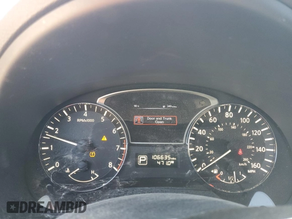 2015 Nissan Altima 2.5 S with VIN 1N4AL3AP1FC435907, listed as a Copart auction lot 48872025 with 106,635 mi miles and Salvage Title. Bid and sale history available at carsss.com. Image 9.