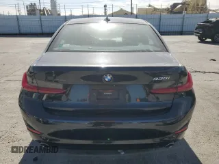 2019 BMW 3 Series 330i with VIN 3MW5R1J53K8A05694, listed as a Copart auction lot 47048555 with 13,629 mi miles and Salvage Title. Bid and sale history available at carsss.com. Image 6.