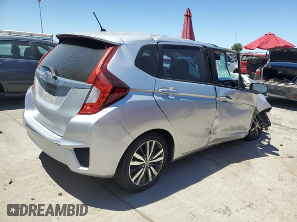 2015 Honda Fit EX-L with VIN 3HGGK5H84FM749729, listed as a Copart auction lot 61450914 with Not Provided miles and Salvage Title. Bid and sale history available at DreamBid. Image 3.