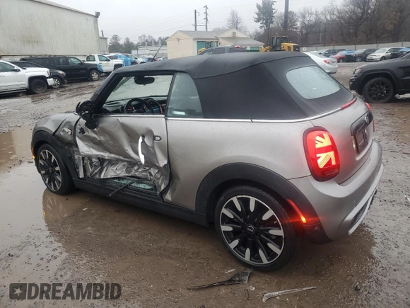 2019 MINI Convertible Cooper S z VIN WMWWG9C57K3E40882, wystawiony jako Copart lot #43148735 z przebiegiem 40 766 mil mil oraz Szkoda całkowita • Salvage title. Historia ofert i sprzedaży dostępna na DreamBid. Obrazek 2.