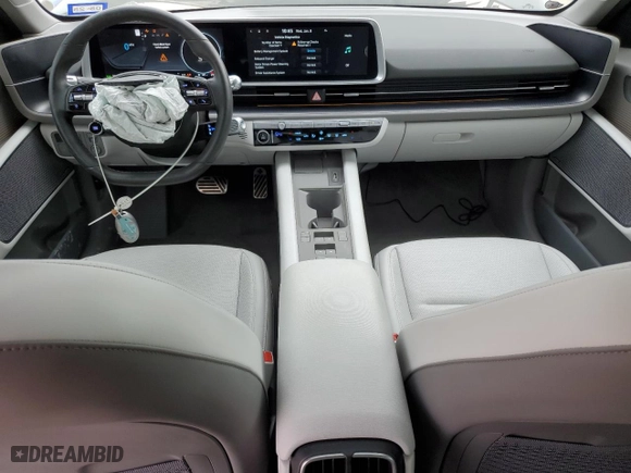 2023 Hyundai IONIQ 6 Limited with VIN KMHM54AA3PA032197, listed as a Copart auction lot 87769975 with 27215 miles and Salvage Title. Bid and sale history available at carsss.com. Image 8.