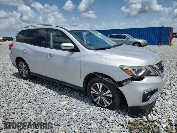 2017 Nissan Pathfinder SV with VIN 5N1DR2MN2HC672804, listed as a Copart auction lot 60276635 with 293,212 mi miles and Clean title. Bid and sale history available at DreamBid. Image 4.