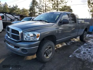 2007 Dodge Ram 2500 Laramie with VIN 3D7KS28C77G759477, listed as a Copart auction lot 84606974 with 265,671 mi miles and Clean Title. Bid and sale history available at carsss.com. Image 1.