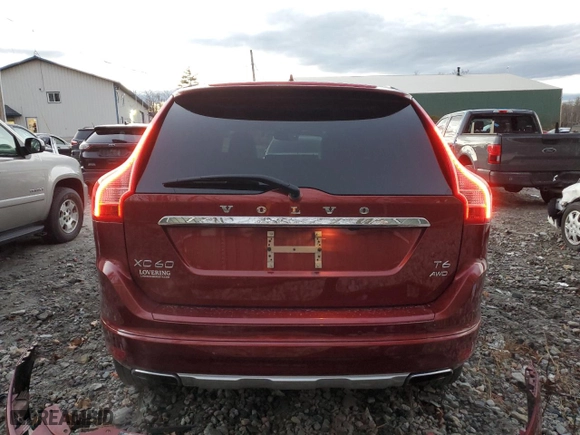 2015 Volvo XC60 T6 Platinum with VIN YV4902RM6F2666573, listed as a Copart auction lot 79528664 with 60,711 mi miles and Salvage Title. Bid and sale history available at carsss.com. Image 6.