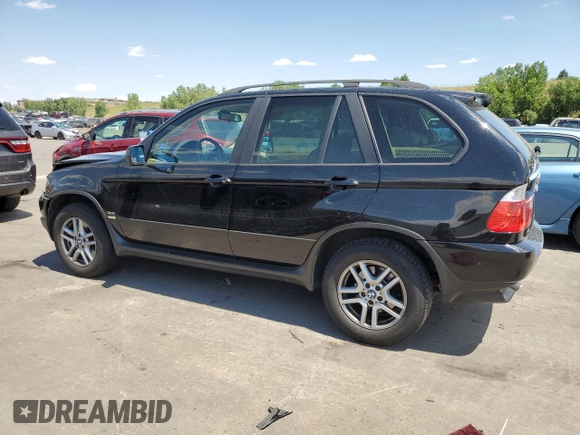 2004 BMW X5 3.0i with VIN 5UXFA13594LU34716, listed as a Copart auction lot 62934654 with 166,996 mi miles and Salvage Title. Bid and sale history available at carsss.com. Image 2.