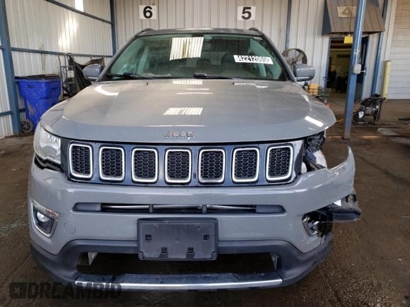 2020 Jeep Compass Limited with VIN 3C4NJCCB9LT170785, listed as a Copart auction lot 42212065 with 55,763 mi miles and Clean Title. Bid and sale history available at DreamBid. Image 5.