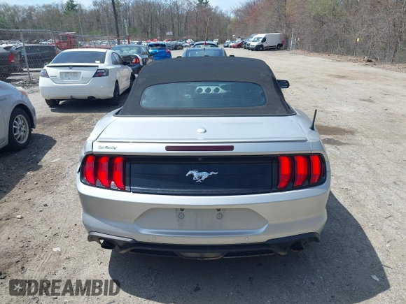 2019 Ford Mustang EcoBoost with VIN 1FATP8UH0K5170023, listed as a IAAI auction lot 42086931 with 100,236 mi miles and . Bid and sale history available at DreamBid. Image 16.