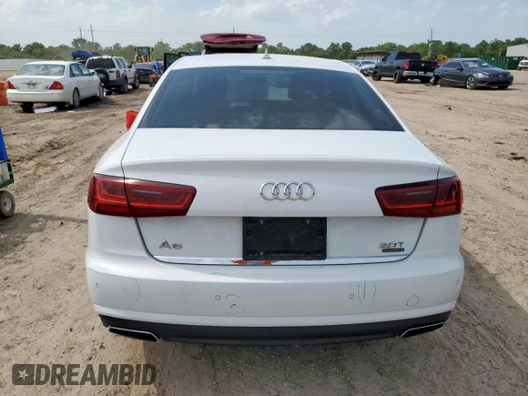 2016 Audi A6 Premium Plus with VIN WAUGFAFC9GN027566, listed as a Copart auction lot 64305925 with 74,445 mi miles and Salvage title. Bid and sale history available at DreamBid. Image 6.