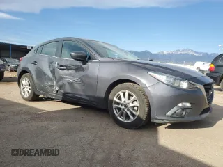 2015 Mazda 3 i Touring with VIN 3MZBM1L74FM166021, listed as a Copart auction lot 53282395 with 127,528 mi miles and Salvage Title. Bid and sale history available at DreamBid. Image 4.