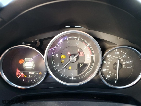 2018 Mazda MX-5 Miata RF Grand Touring with VIN JM1NDAM7XJ0203115, listed as a Copart auction lot 77463864 with 31,043 mi miles and Salvage Title. Bid and sale history available at carsss.com. Image 9.