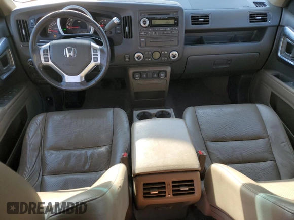 2007 Honda Ridgeline RTL w/Leather with VIN 2HJYK16527H522359, listed as a Copart auction lot 75229004 with 190,597 mi miles and Salvage Title. Bid and sale history available at carsss.com. Image 8.
