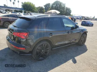2018 Audi SQ5 Premium Plus with VIN WA1A4AFY8J2144911, listed as a Copart auction lot 70267464 with 55,381 mi miles and Salvage Title. Bid and sale history available at DreamBid. Image 3.