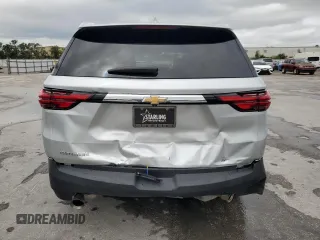 2022 Chevrolet Traverse LS with VIN 1GNERFKW1NJ100987, listed as a Copart auction lot 52361825 with 34,846 mi miles and Salvage title. Bid and sale history available at DreamBid. Image 6.
