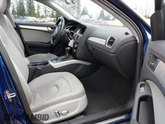 2013 Audi A4 Premium with VIN WAUAFAFL7DN017295, listed as a IAAI auction lot 41760767 with 100,624 mi miles. Bid and sale history available at carsss.com. Image 5.