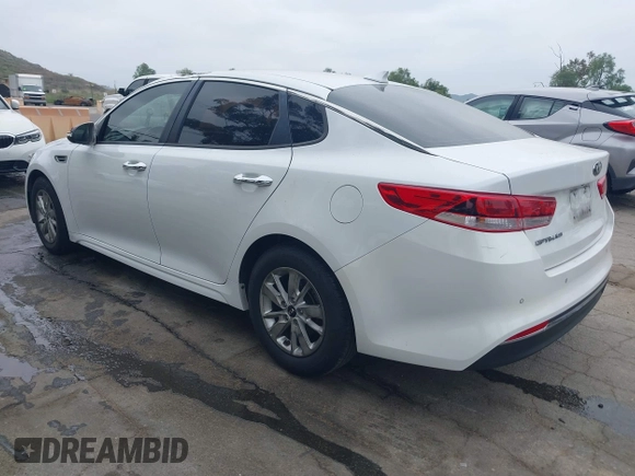 2018 Kia Optima LX with VIN 5XXGT4L3XJG215632, listed as a IAAI auction lot 41785035 with 94,854 mi miles and . Bid and sale history available at DreamBid. Image 3.