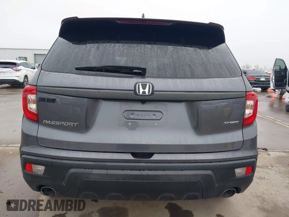 2019 Honda Passport Sport with VIN 5FNYF7H23KB000613, listed as a IAAI auction lot 41524588 with Not Provided miles and . Bid and sale history available at carsss.com. Image 17.