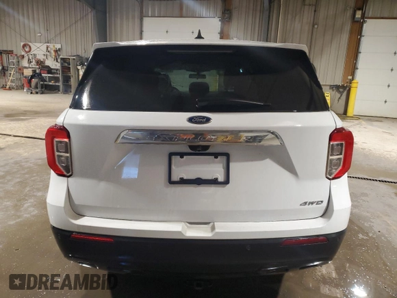 2021 Ford Explorer with VIN 1FMSK8BH1MGC30918, listed as a Copart auction lot 42980365 with 38,108 mi miles and Salvage Title. Bid and sale history available at carsss.com. Image 6.