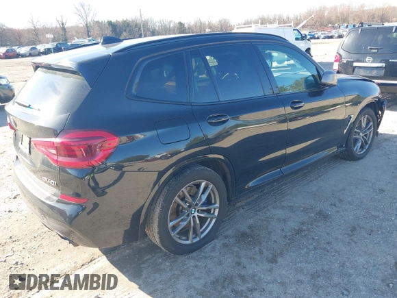 2020 BMW X3 M40i with VIN 5UXTY9C04LL304634, listed as a IAAI auction lot 41821262 with 71,731 mi miles and . Bid and sale history available at DreamBid. Image 4.