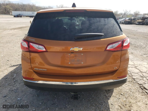 2018 Chevrolet Equinox LT with VIN 2GNAXJEV6J6176237, listed as a Copart auction lot 48617024 with 0 mi miles and Salvage Title. Bid and sale history available at carsss.com. Image 6.