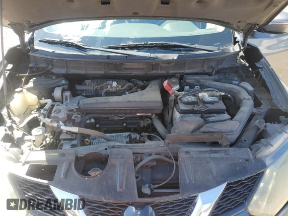 2015 Nissan Rogue S with VIN 5N1AT2MLXFC840222, listed as a Copart auction lot 50228225 with 200,263 mi miles and Salvage Title. Bid and sale history available at DreamBid. Image 12.
