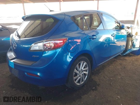 2012 Mazda 3 i Grand Touring with VIN JM1BL1M81C1611286, listed as a IAAI auction lot 41646616 with Not Provided miles and . Bid and sale history available at DreamBid. Image 4.