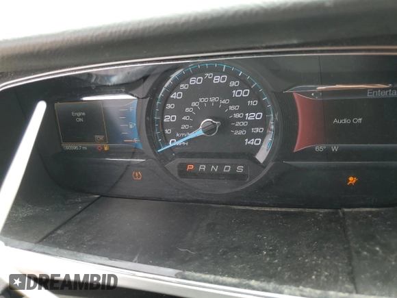 2017 Ford Taurus SEL with VIN 1FAHP2E84HG118540, listed as a Copart auction lot 61239644 with 93,596 mi miles and Salvage Title. Bid and sale history available at DreamBid. Image 9.