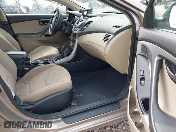 2016 Hyundai Elantra SE with VIN 5NPDH4AE8GH751419, listed as a IAAI auction lot 42547465 with 122,476 mi miles and . Bid and sale history available at DreamBid. Image 5.
