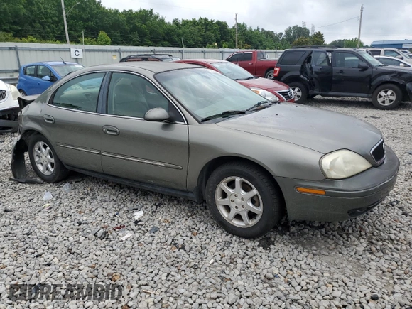 2001 Mercury Sable with VIN 1MEFM53U01A627026, listed as a Copart auction lot 57355804 with 248,244 mi miles and Salvage title. Bid and sale history available at DreamBid. Image 4.