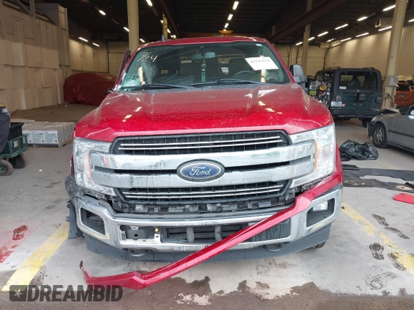 2019 Ford F-150 XL with VIN 1FTFX1E46KKC60997, listed as a IAAI auction lot 42147634 with 99,878 mi miles and . Bid and sale history available at DreamBid. Image 11.