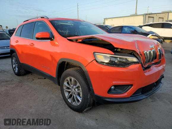 2021 Jeep Cherokee 80th Anniversary with VIN 1C4PJMMN3MD180906, listed as a Copart auction lot 48203433 with 21,700 mi miles and . Bid and sale history available at DreamBid. Image 4.