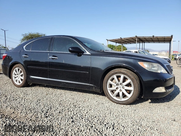2007 Lexus LS 460 with VIN JTHBL46F275048355, listed as a Copart auction lot 62407725 with 206,881 mi miles and Clean title. Bid and sale history available at DreamBid. Image 4.