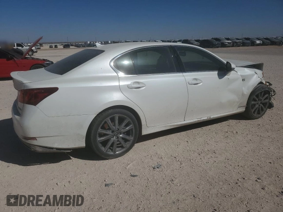2013 Lexus GS 350 with VIN JTHBE1BL6D5023166, listed as a Copart auction lot 48426705 with 112,866 mi miles and Salvage title. Bid and sale history available at DreamBid. Image 3.