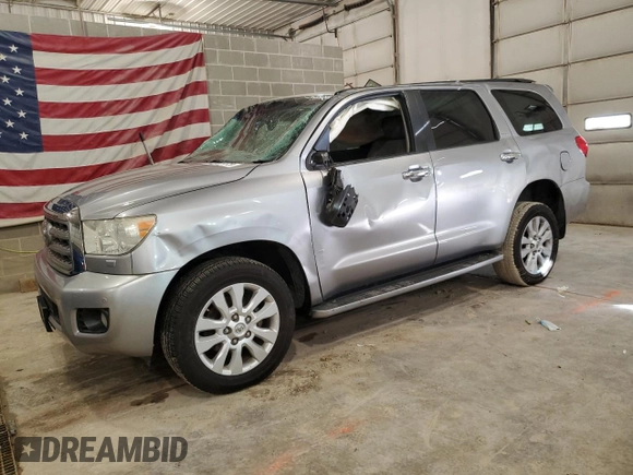 2010 Toyota Sequoia Platinum with VIN 5TDDW5G16AS027942, listed as a Copart auction lot 42657175 with 143,140 mi miles and Salvage Title. Bid and sale history available at carsss.com. Image 1.