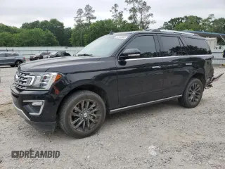 2019 Ford Expedition Limited z VIN 1FMJU1KT8KEA08208, wystawiony jako Copart lot #55594965 z przebiegiem 117 946 mil mil oraz Szkoda całkowita • Salvage title. Historia ofert i sprzedaży dostępna na DreamBid. Obrazek 1.