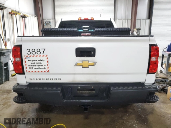 2018 Chevrolet Silverado 1500 Work Truck with VIN 3GCUKNEC8JG360528, listed as a Copart auction lot 52757535 with 106,879 mi miles and Clean Title. Bid and sale history available at carsss.com. Image 6.
