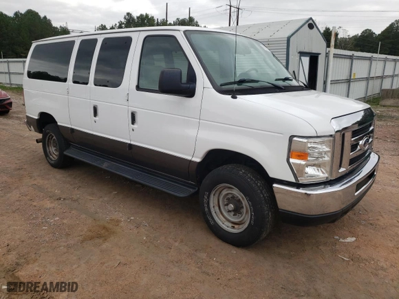 2014 Ford Econoline Wagon XL with VIN 1FBNE3BL0EDA92960, listed as a Copart auction lot 68583924 with 73,153 mi miles and Salvage Title. Bid and sale history available at carsss.com. Image 4.