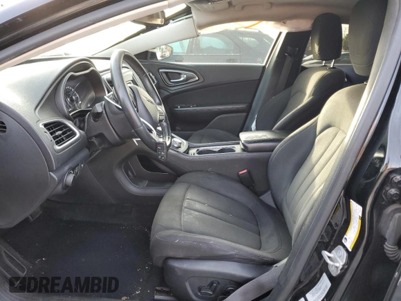 2015 Chrysler 200 Limited with VIN 1C3CCCABXFN694718, listed as a Copart auction lot 45916885 with 124,412 mi miles and Salvage Title. Bid and sale history available at DreamBid. Image 7.