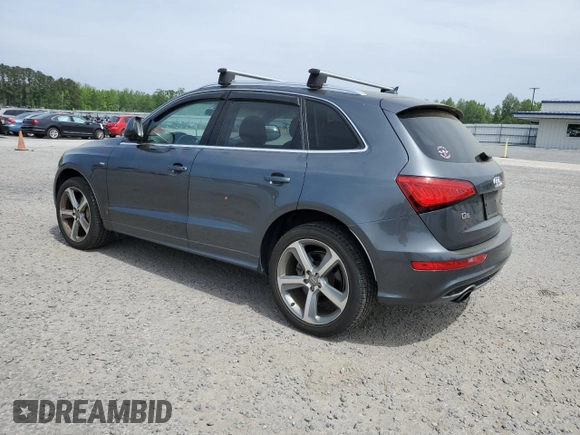 2014 Audi Q5 Premium Plus with VIN WA1DGAFP5EA077594, listed as a Copart auction lot 52020915 with 187,290 mi miles and Salvage title. Bid and sale history available at DreamBid. Image 2.
