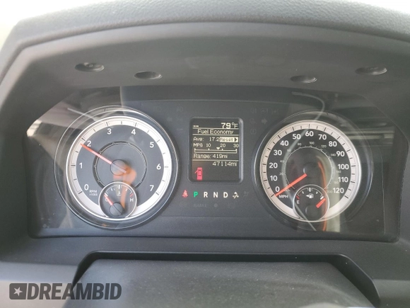 2023 Ram 1500 Classic Tradesman with VIN 3C6RR6KG3PG531491, listed as a Copart auction lot 82653884 with 47,114 mi miles and Non Repairable. Bid and sale history available at carsss.com. Image 9.