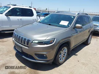2019 Jeep Cherokee Latitude with VIN 1C4PJLCB7KD365667, listed as a IAAI auction lot 42504207 with 68,106 mi miles and . Bid and sale history available at DreamBid. Image 2.