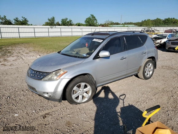 2006 Nissan Murano SL with VIN JN8AZ08T96W429494, listed as a Copart auction lot 73478544 with 0 mi miles and Salvage Title. Bid and sale history available at carsss.com. Image 1.